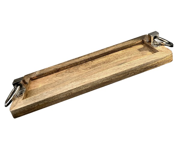 Wood tray Hirsch, 60x20cm