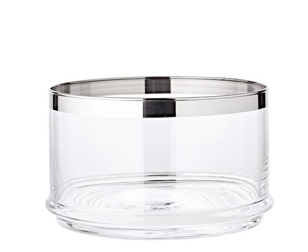 Glass jar Vigo, mouthblown, ø 19 cm, H 12 cm