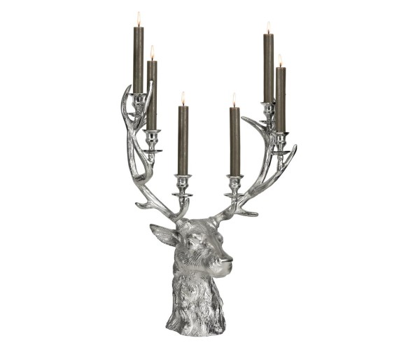 Candlestick Reindeer, H 65cm
